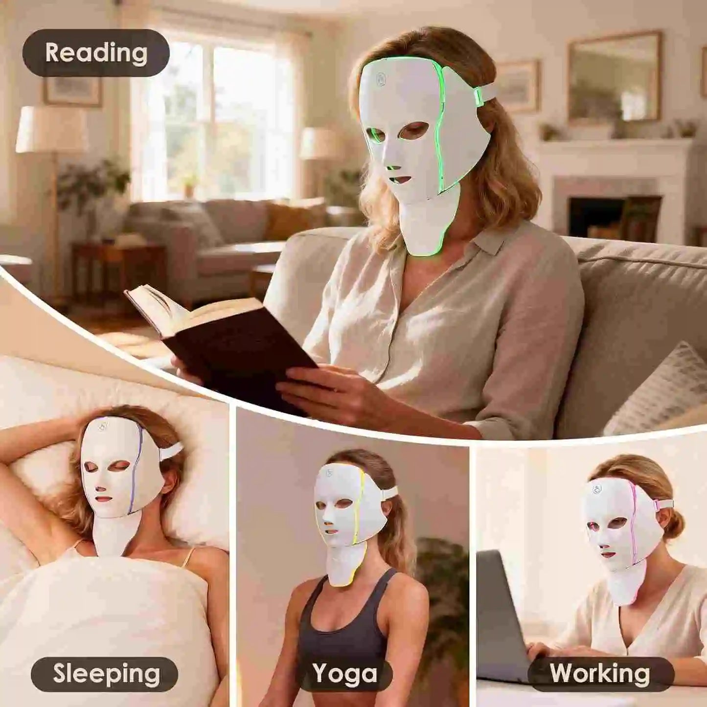 7 Color LED Face & Neck Mask