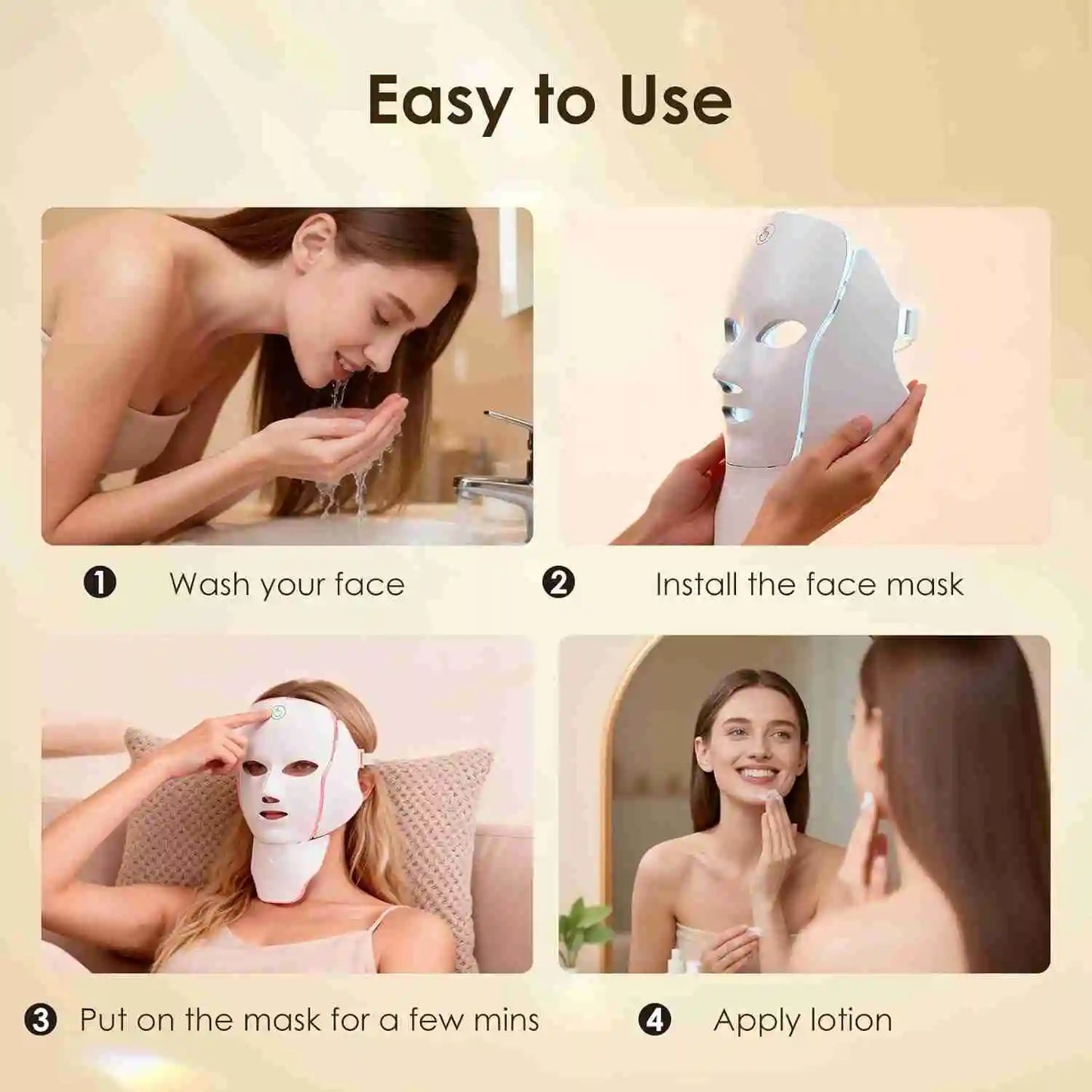 7 Color LED Face & Neck Mask