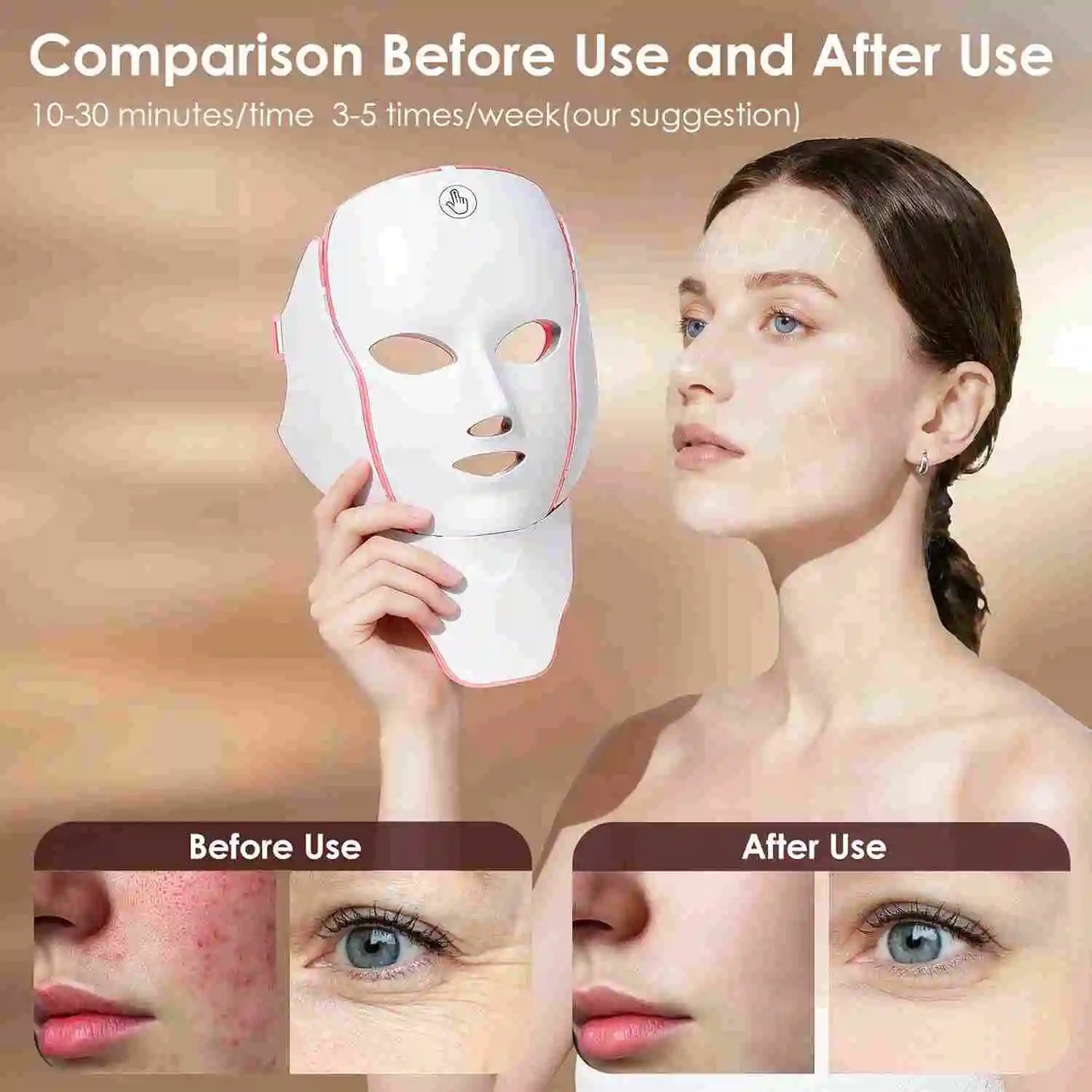 7 Color LED Face & Neck Mask