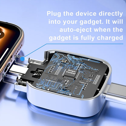 Internal circuit board showing smart control technology for automatic device charging ejection.
