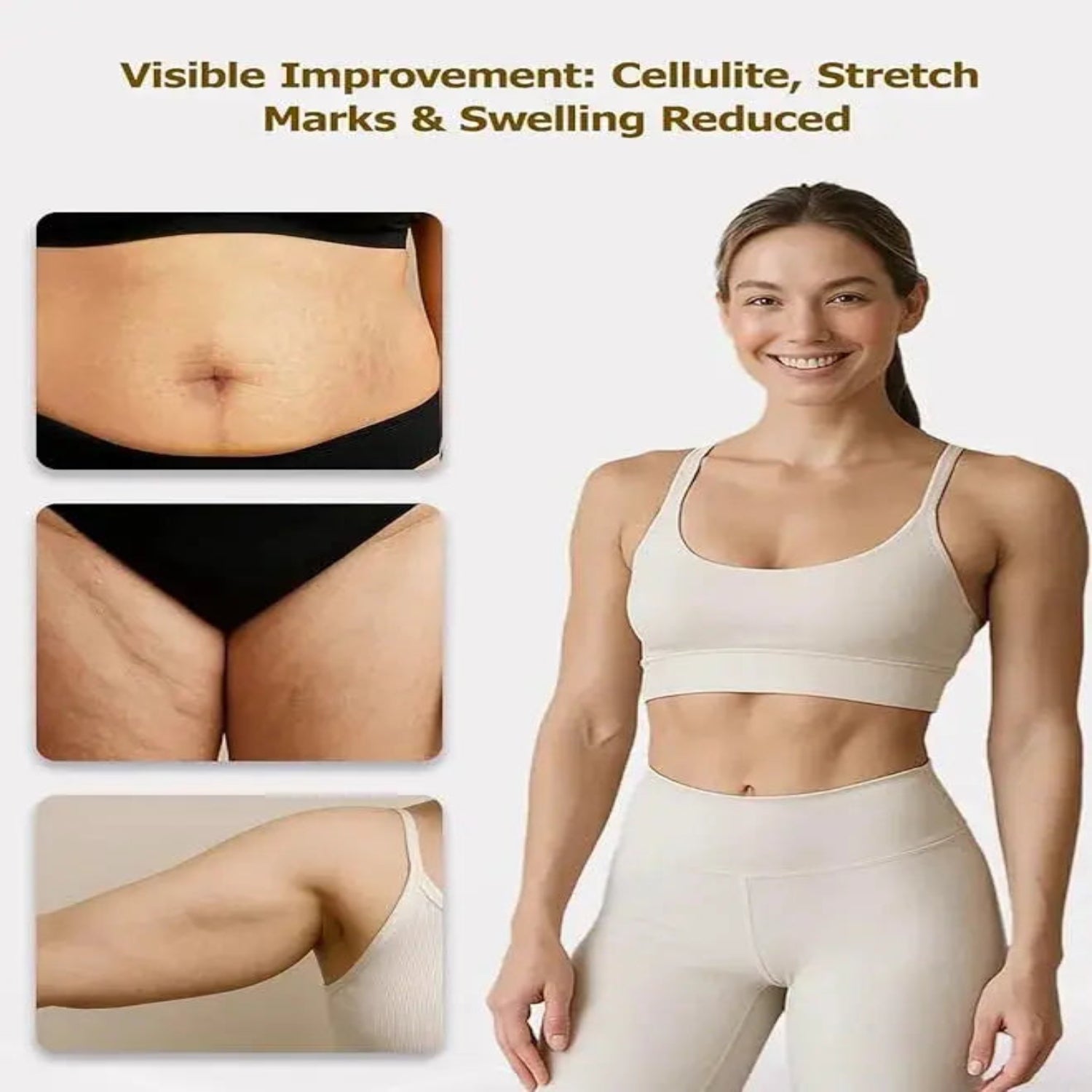 Showcasing 9 adjustable intensity levels and effective results on abdominal area.
