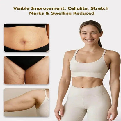 Showcasing 9 adjustable intensity levels and effective results on abdominal area.