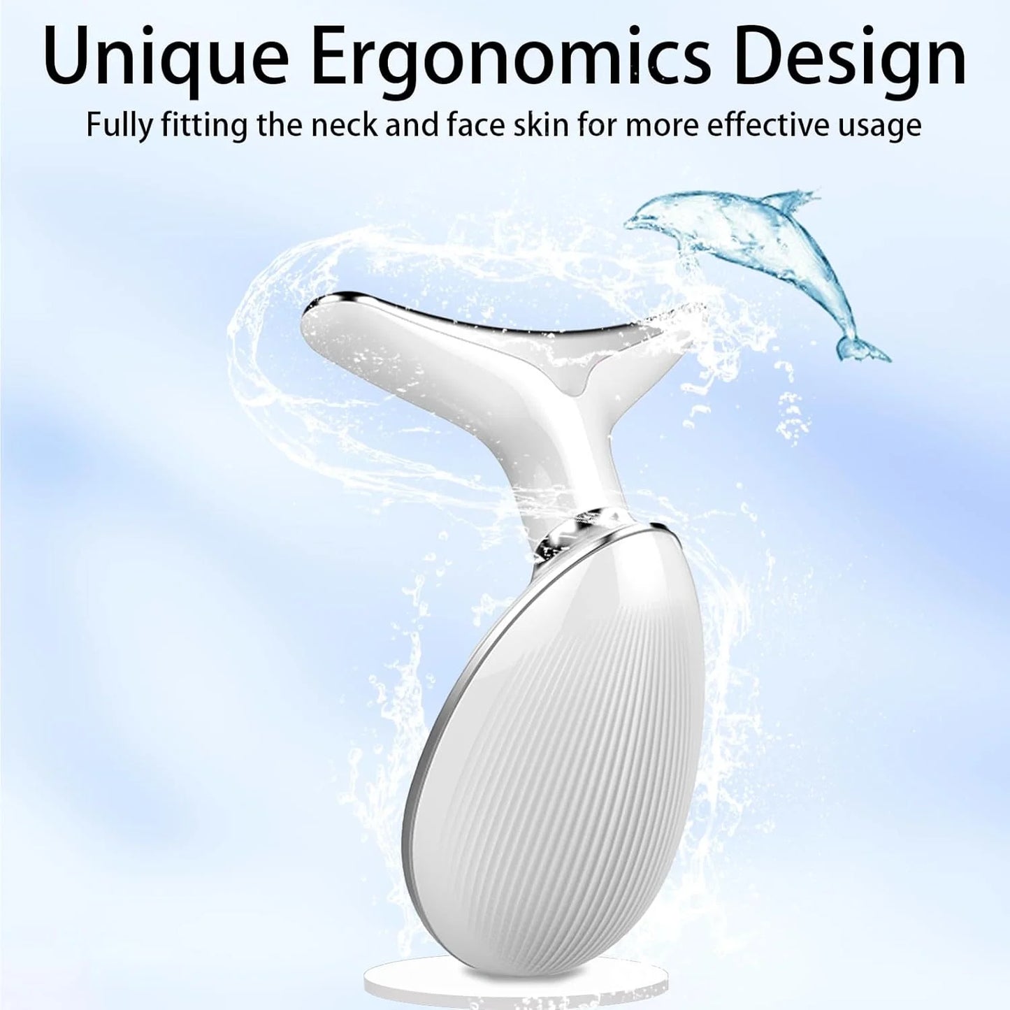 Ergonomic Dolphin Tail Design Face Neck Lifting Device For Skin Contouring UAE