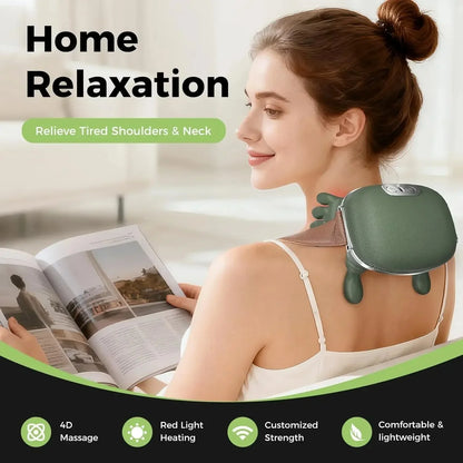 Home relaxation portable neck massager providing professional deep tissue therapy in UAE