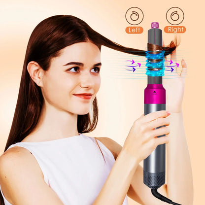 Step-by-step demonstration of creating natural-looking curls using the 30mm curling barrels.