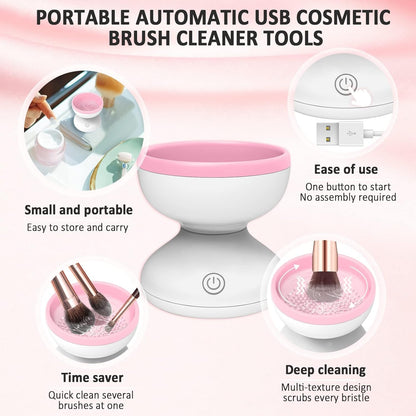 Electric Makeup Brush Cleaner Machine