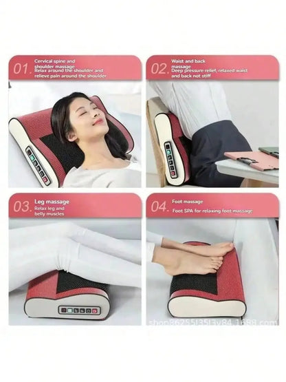 Use massager on different body parts including Neck Back Legs and Shoulders
