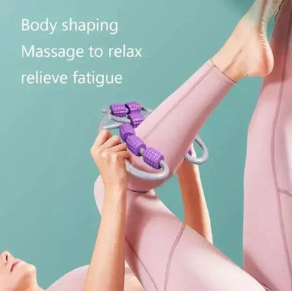 Muscle roller targeting knee and joint areas for flexibility and fast pain relief