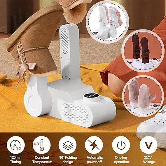 Integrated odor elimination system targets bacteria to keep your favorite footwear smelling fresh.