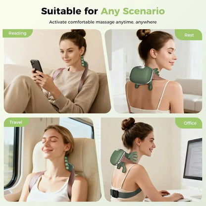 Portable neck massager suitable for any scenario providing deep tissue relief UAE