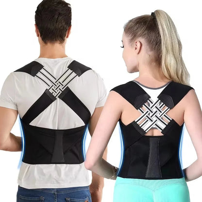 Premium adjustable posture corrector belt for men and women in UAE for back and shoulder pain relief.