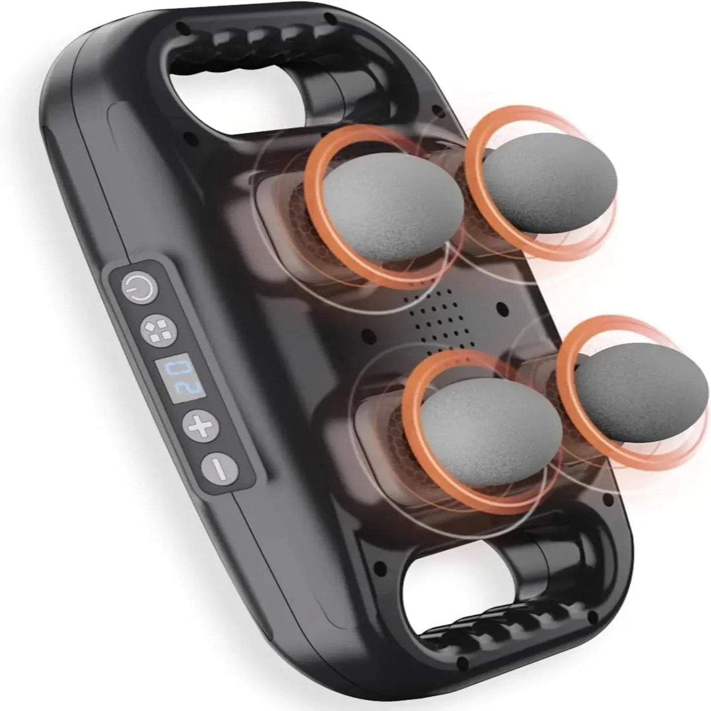 Professional Four Head Drive Fascia Gun for Deep Tissue Muscle Massage Relief