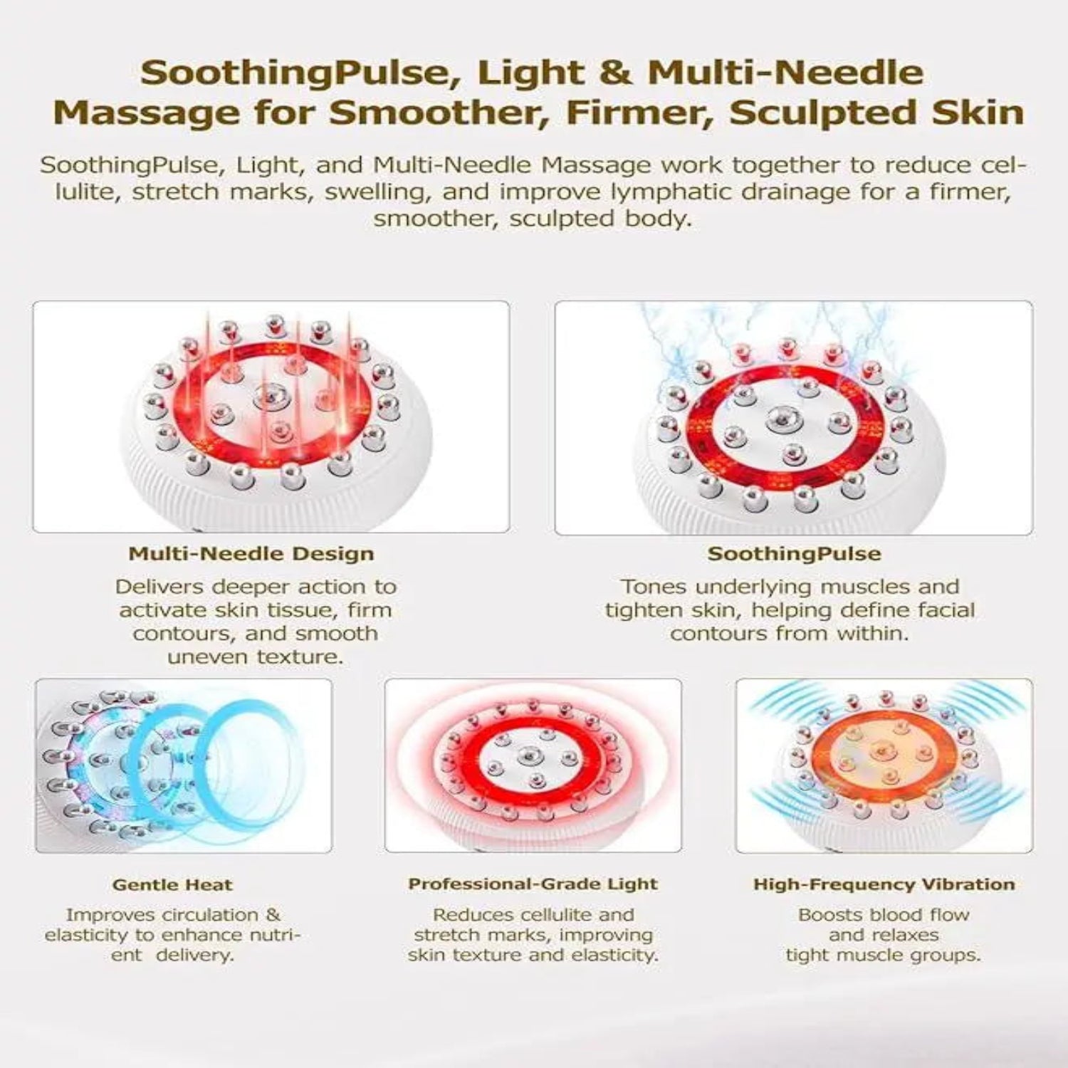 Lymphatic Drainage Massager for Cellulite & Stretch Marks Luxeminaarabia Lymphatic Drainage Massager for Cellulite & Stretch Marks Luxeminaarabia