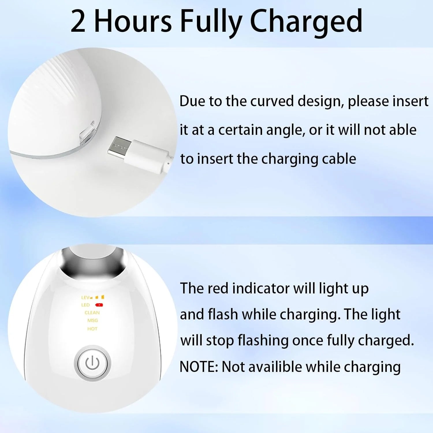 USB Rechargeable Face Neck Massager With Two Hour Fast Charging Guide UAE