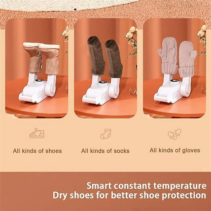 Versatile drying solution effectively refreshes sneakers leather boots and athletic socks with ease.